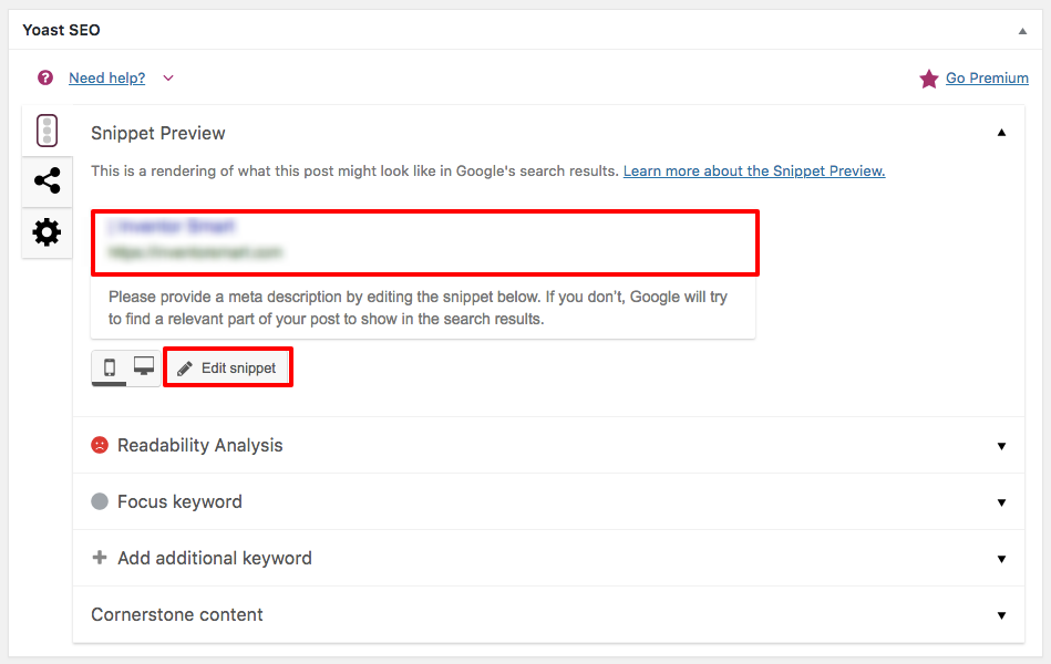 cara mengedit snippet yoast seo